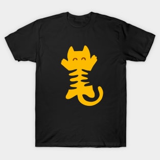 Hug Cat minimalist illustration T-Shirt